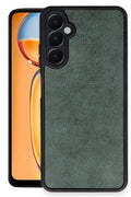 Mey İthalat® Samsung Galaxy A26 Kılıf Aras Deri Kapak - Koyu Yeşil