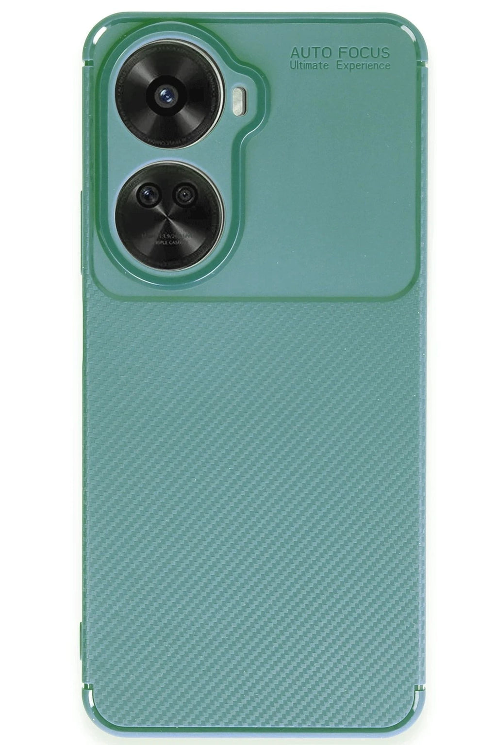 Mey İthalat® Huawei Nova 12 SE Kılıf Auto Focus Karbon Kapak - Koyu Yeşil