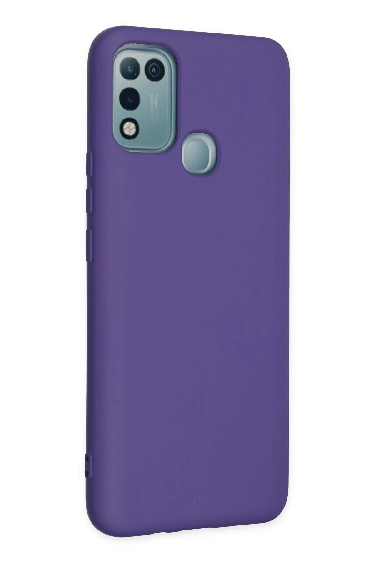 Mey İthalat® İnfinix Hot 10 Play Kılıf Nano içi Kadife Silikon - Mor