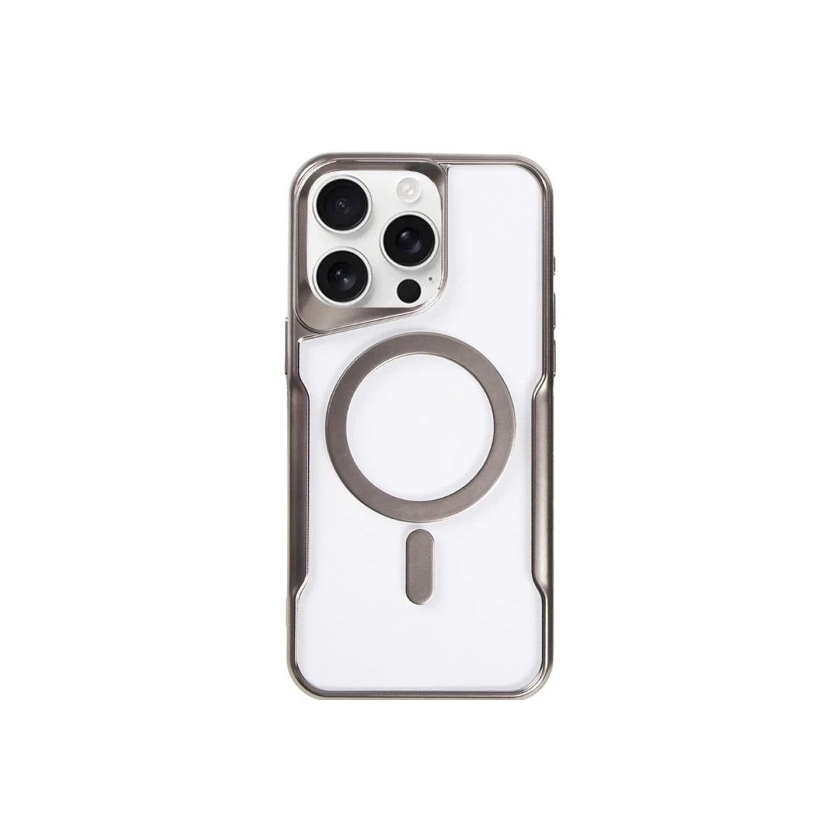 Mey İthalat® iPhone 11 Pro Max Kılıf Boyi Magsafe Silikon Kapak - Titan Gri