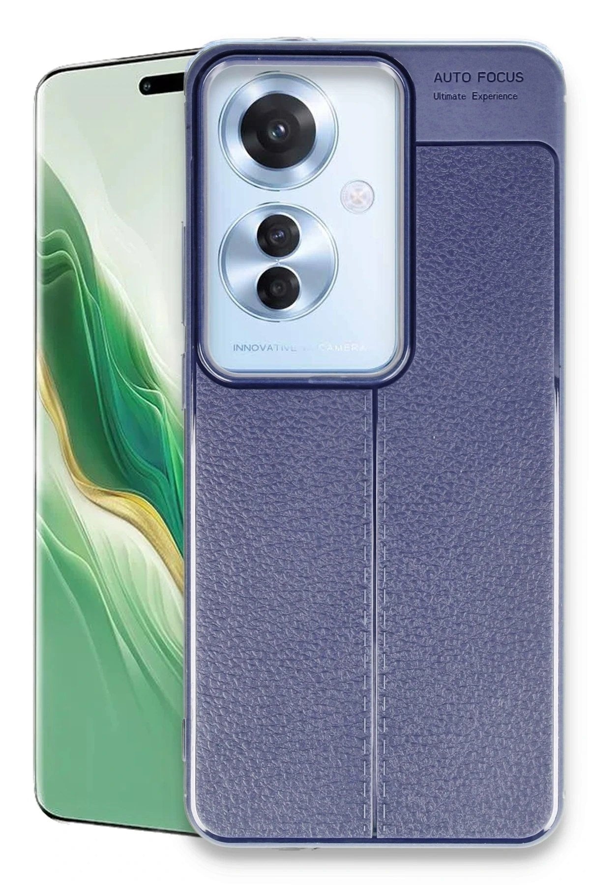 Mey İthalat® Reno 11F Kılıf Auto Focus Kapak - Lacivert