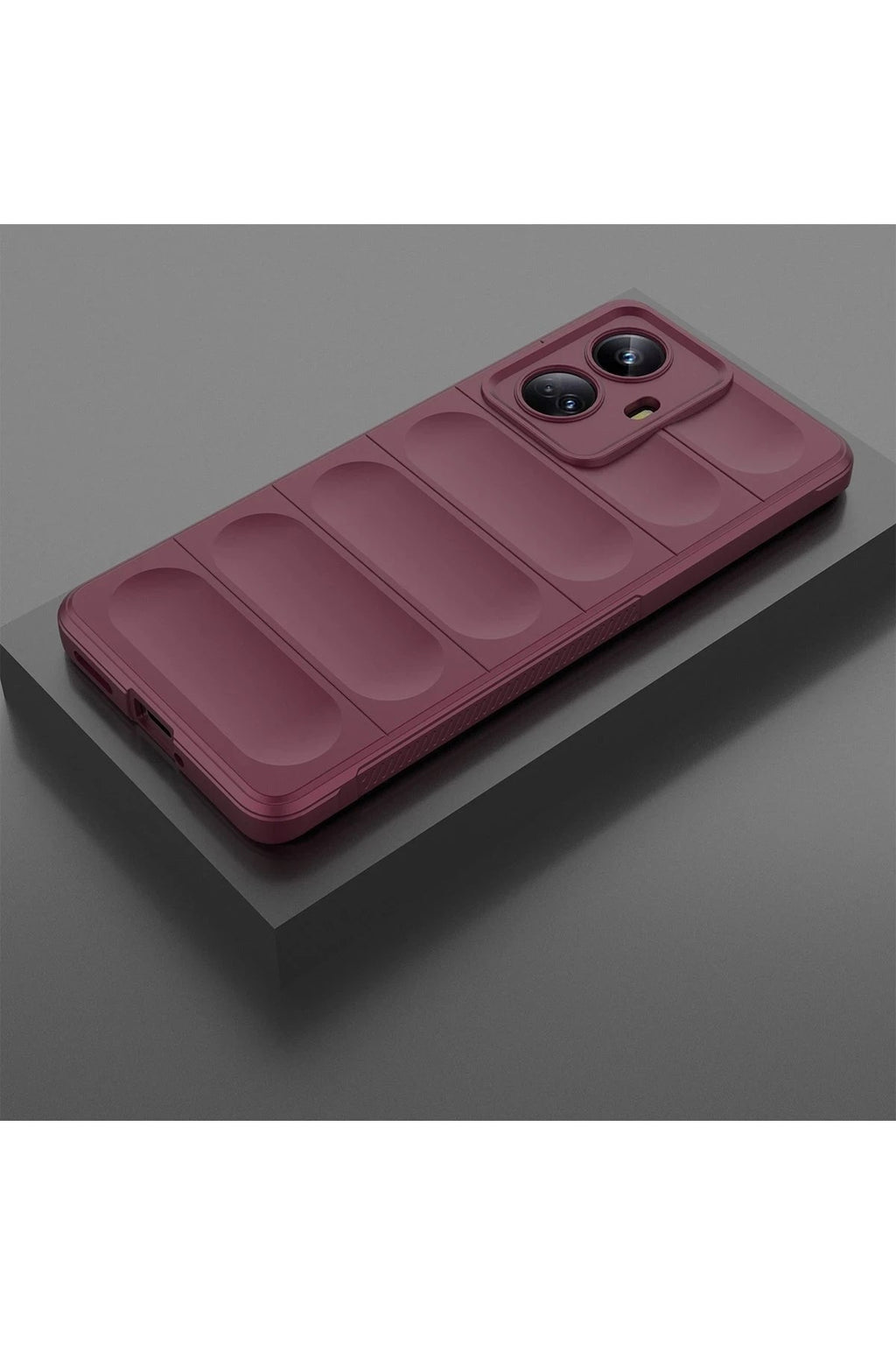 Mey İthalat® Realme 10 Pro 5G Kılıf Optimum Silikon - Bordo