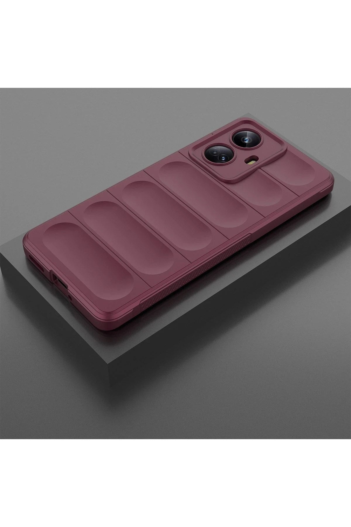 Mey İthalat® Realme 10 Pro 5G Kılıf Optimum Silikon - Bordo