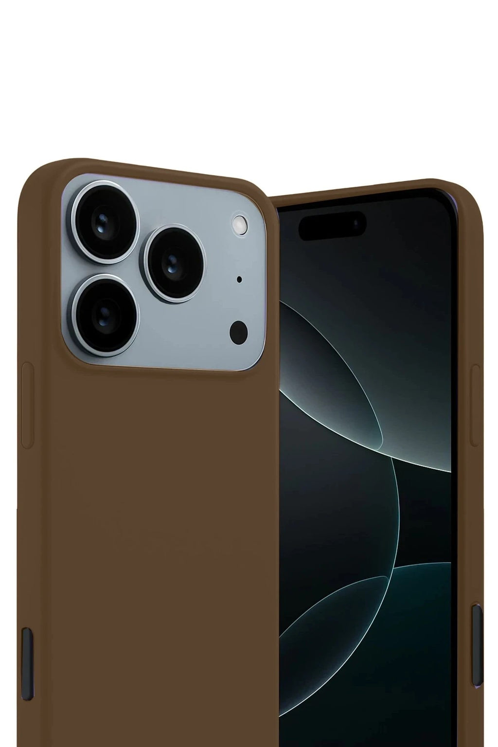 Mey İthalat® iPhone 17 Pro Max First Silikon - Kahverengi