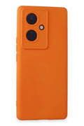 Mey İthalat® Vivo V29 Lite Kılıf Nano içi Kadife Silikon - Turuncu