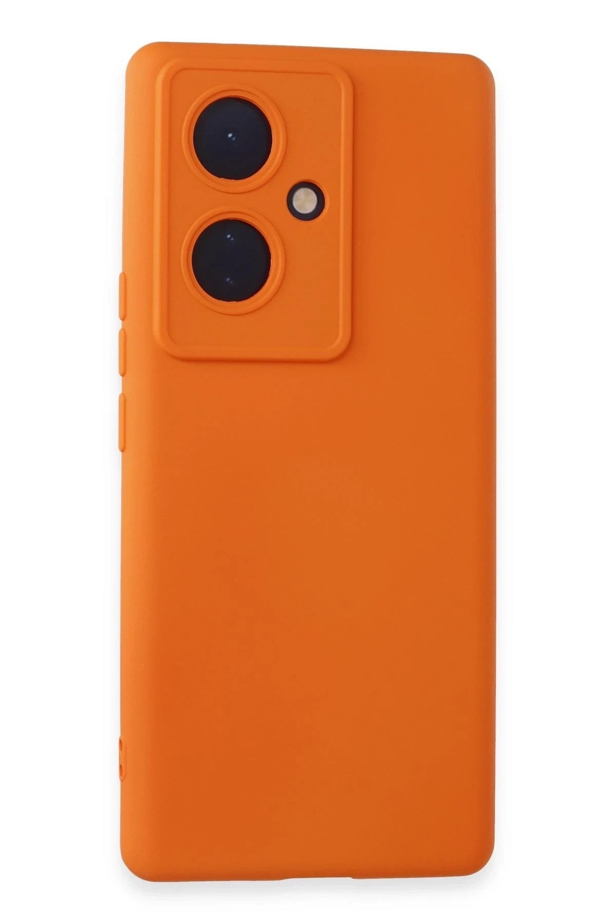 Mey İthalat® Vivo V29 Lite Kılıf Nano içi Kadife Silikon - Turuncu