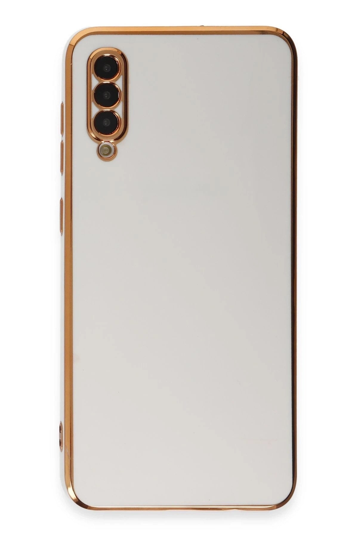 Mey İthalat® Samsung Galaxy A50 Kılıf Volet Silikon - Beyaz