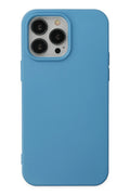 Mey İthalat® iPhone 14 Pro Max Kılıf Nano içi Kadife Silikon - Mavi