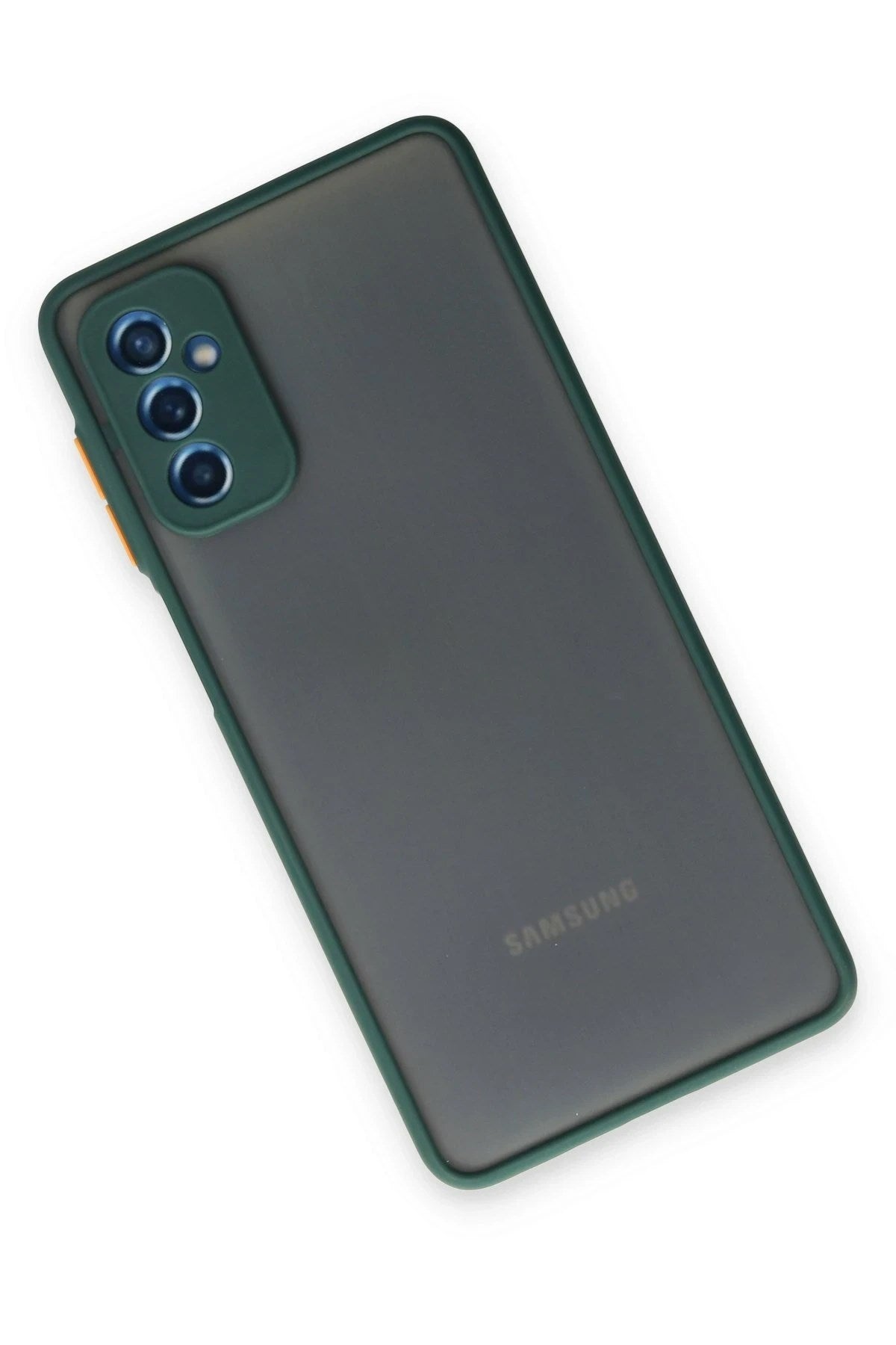 Mey İthalat® Samsung Galaxy M52 5G Kılıf Montreal Silikon Kapak - Yeşil