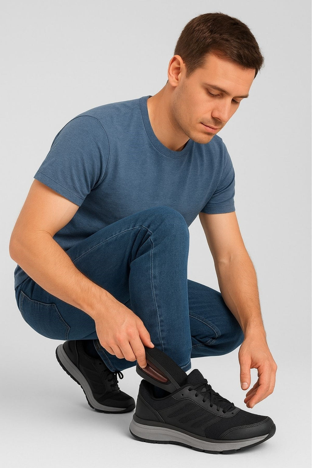 5 cm Boy Uzatıcı Silikon Ortopedik Topuk Tabanlık – Yüksek Konforlu Gizli Yükseltici Ped (Unisex)