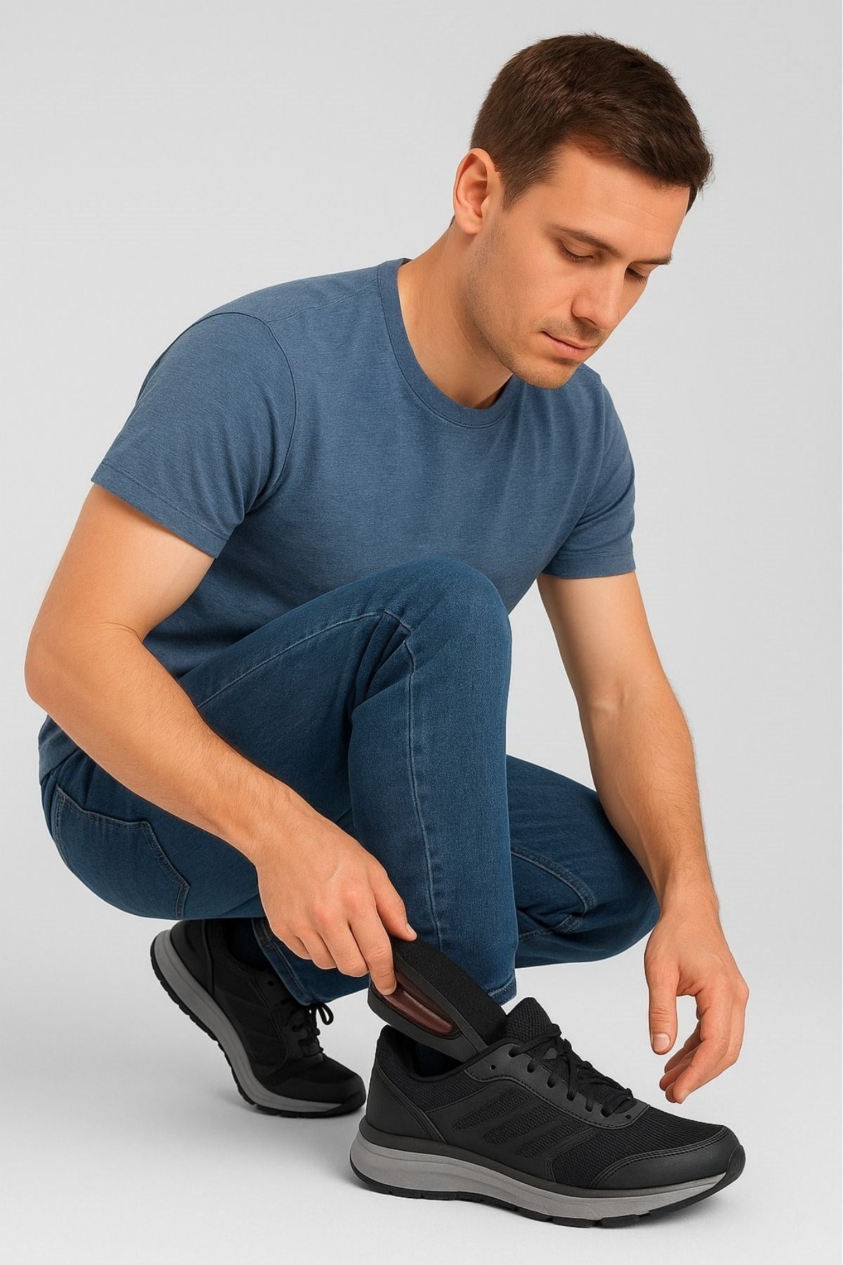 5 cm Boy Uzatıcı Silikon Ortopedik Topuk Tabanlık – Yüksek Konforlu Gizli Yükseltici Ped (Unisex)