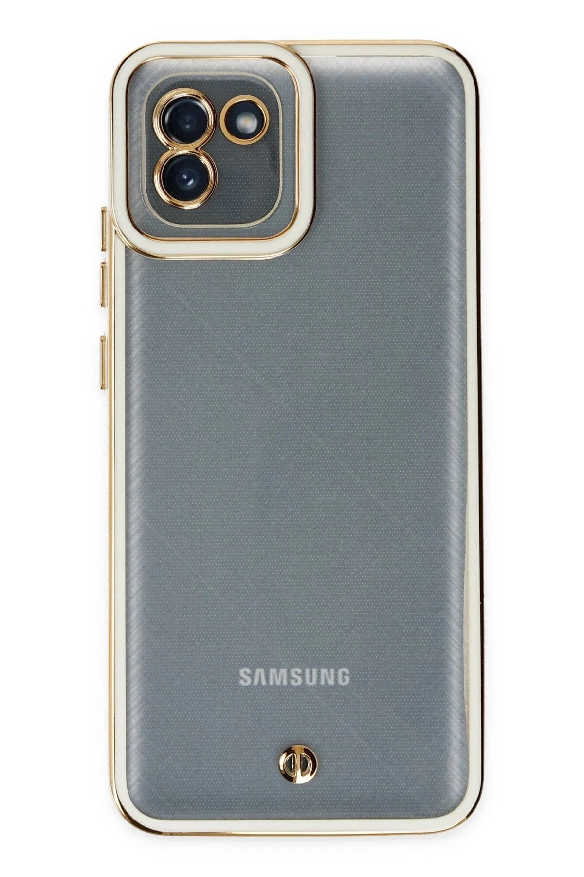 Mey İthalat® Samsung Galaxy A03 Kılıf Liva Lens Silikon - Beyaz