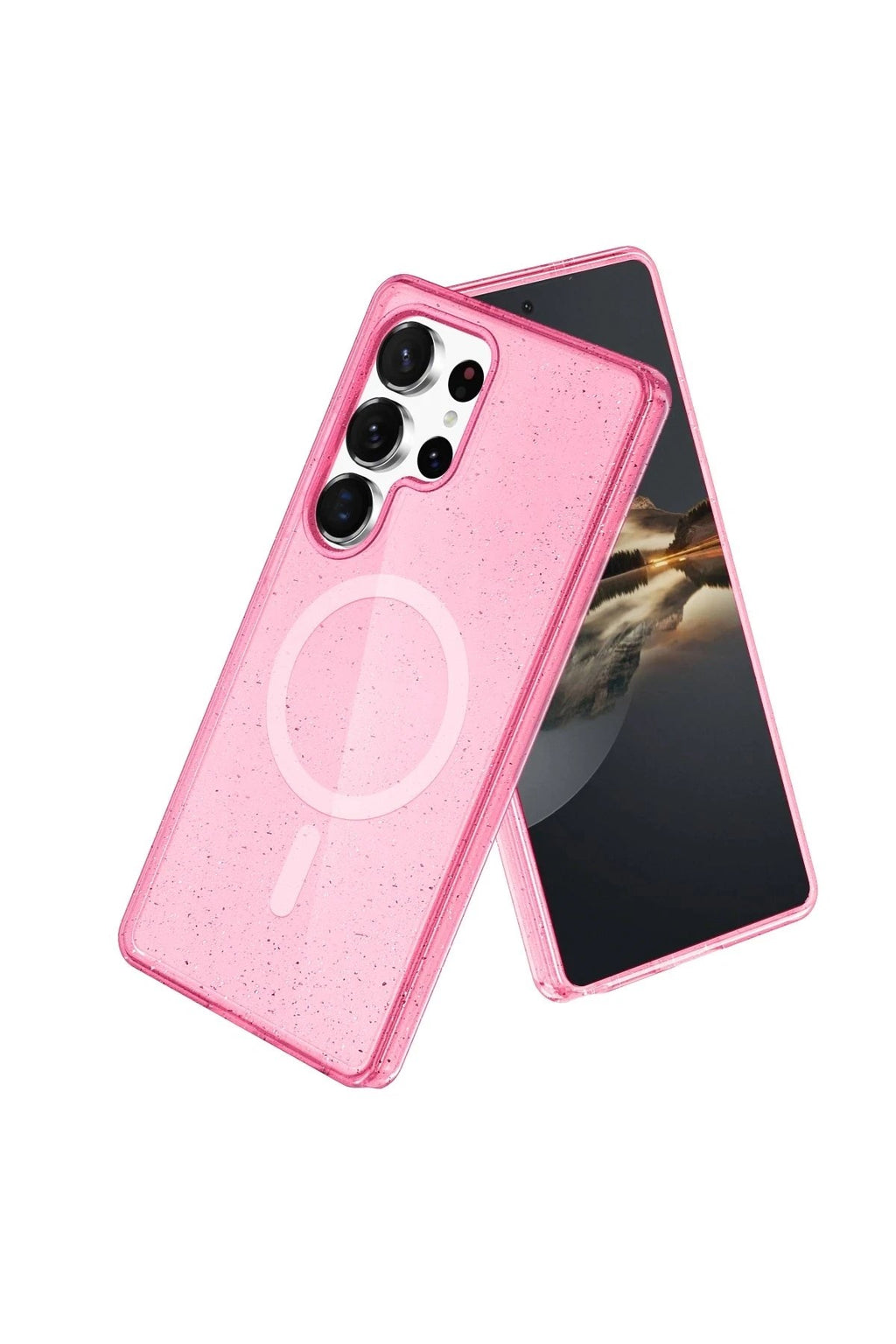Mey İthalat® Samsung Galaxy S24 Ultra Kılıf Star Magsafe Kapak - Pembe