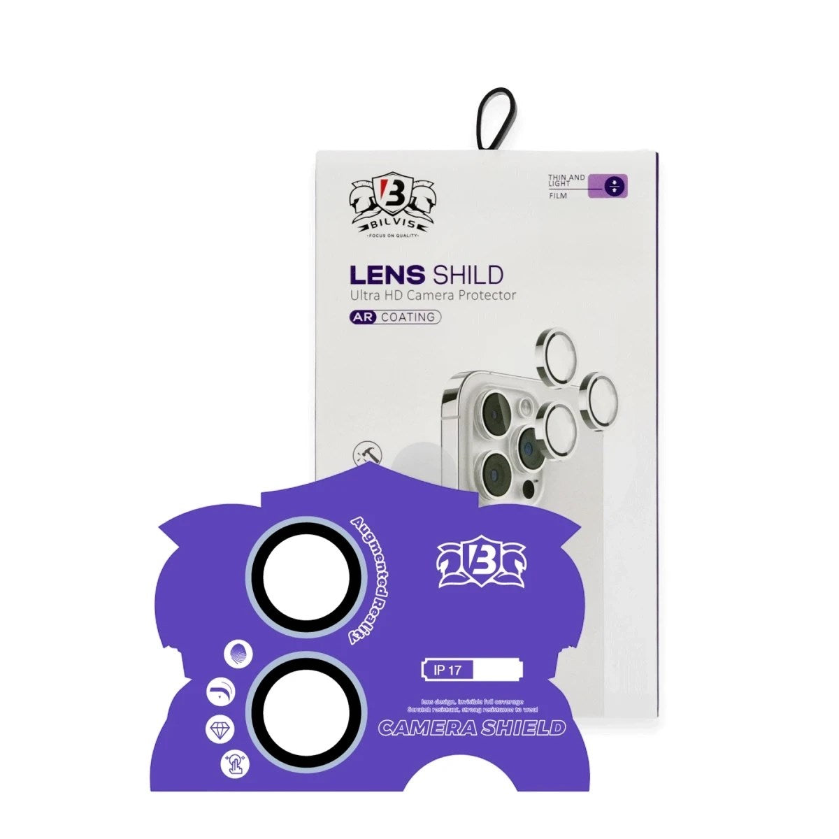 Mey İthalat® iPhone 17 Bilvis Titan Kamera Lens - Açık Mavi