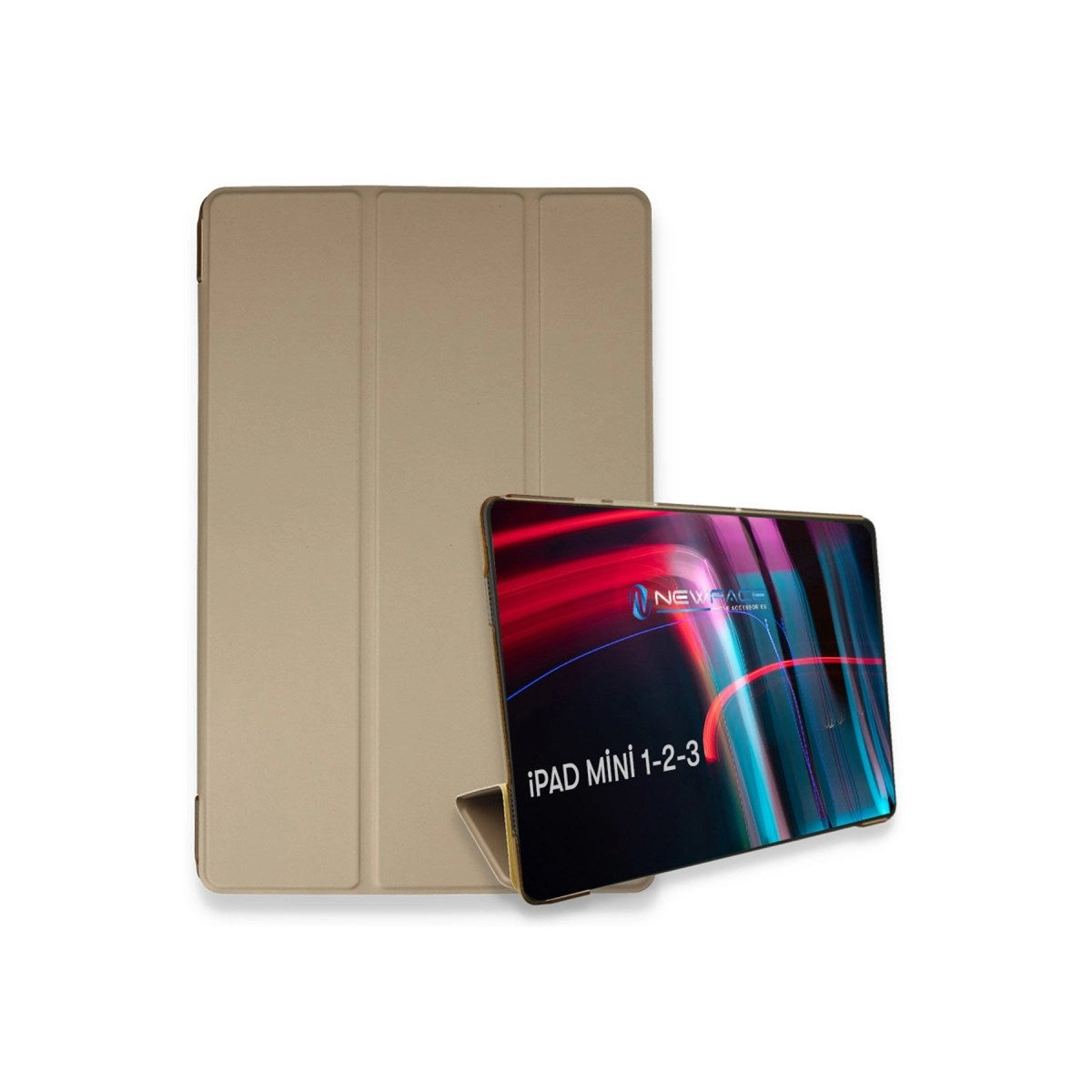 Mey İthalat® iPad Mini 3 Kılıf Tablet Smart Kılıf - Gold
