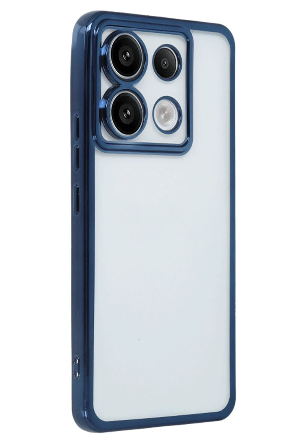 Mey İthalat® Redmi Note 13 Pro 4G Kılıf Lensli Silikon - Lacivert