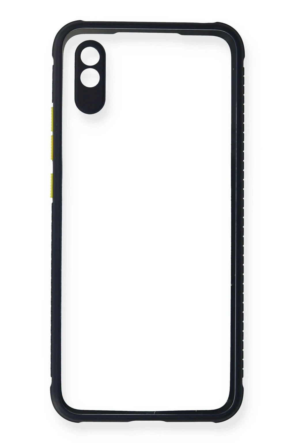 Mey İthalat® Redmi 9A Kılıf Miami Şeffaf Silikon - Lacivert