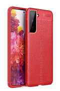 Mey İthalat® Samsung Galaxy S21 Plus Kılıf Auto Focus Kapak - Kırmızı