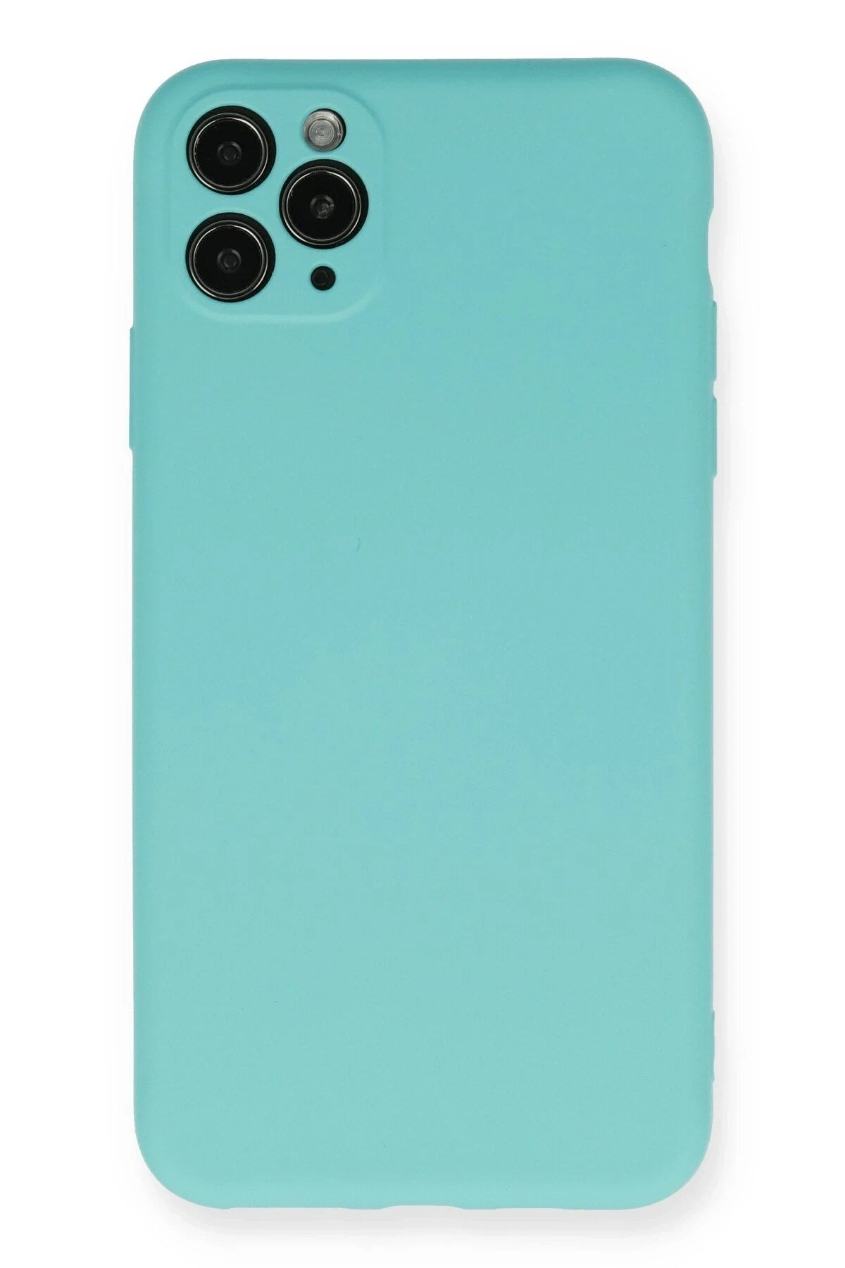Mey İthalat® iPhone 11 Pro Max Kılıf Nano içi Kadife Silikon - Turkuaz