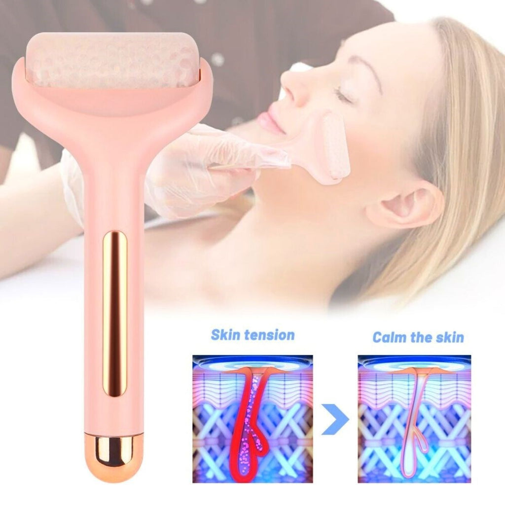 Ice Roller Buz Silindiri Terapi Etkili Yüz Derma Masaj ve Cilt Soğutma Bakım Aleti