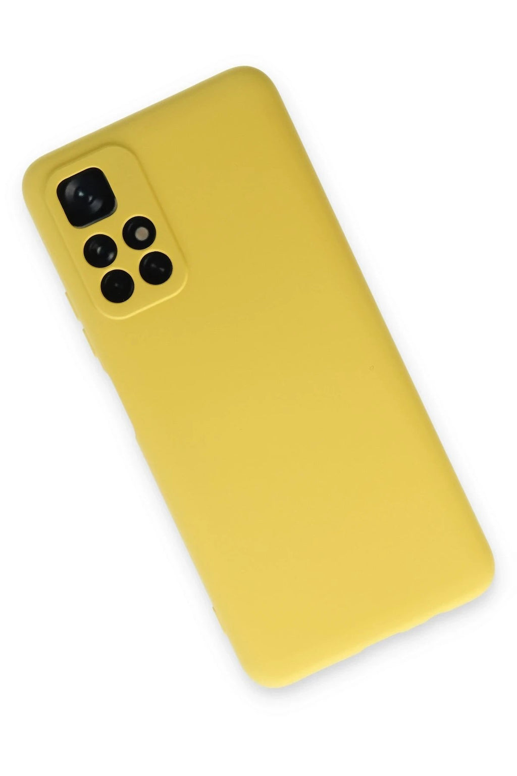 Mey İthalat® Redmi Note 11T Kılıf Nano içi Kadife Silikon - Sarı