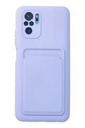 Mey İthalat® Redmi Note 10S Kılıf Kelvin Kartvizitli Silikon - Lila