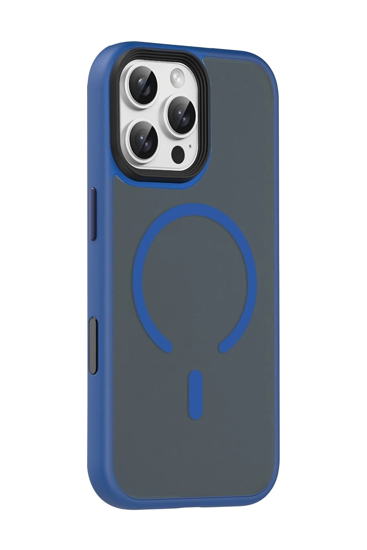 Mey İthalat® iPhone 16 Pro Max Megane Magsafe Kapak - Lacivert