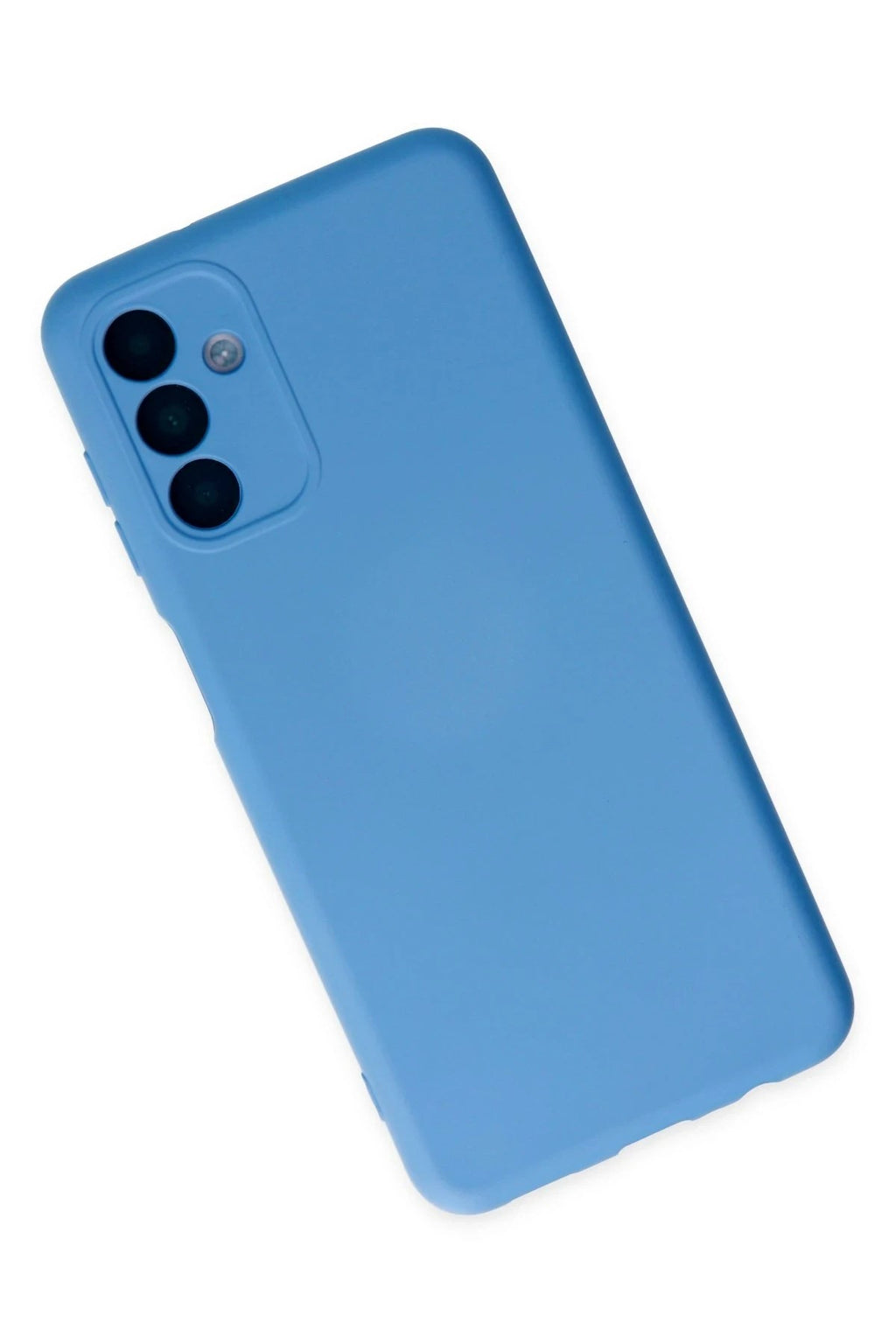 Mey İthalat® Samsung Galaxy A04S Kılıf Nano içi Kadife Silikon - Mavi