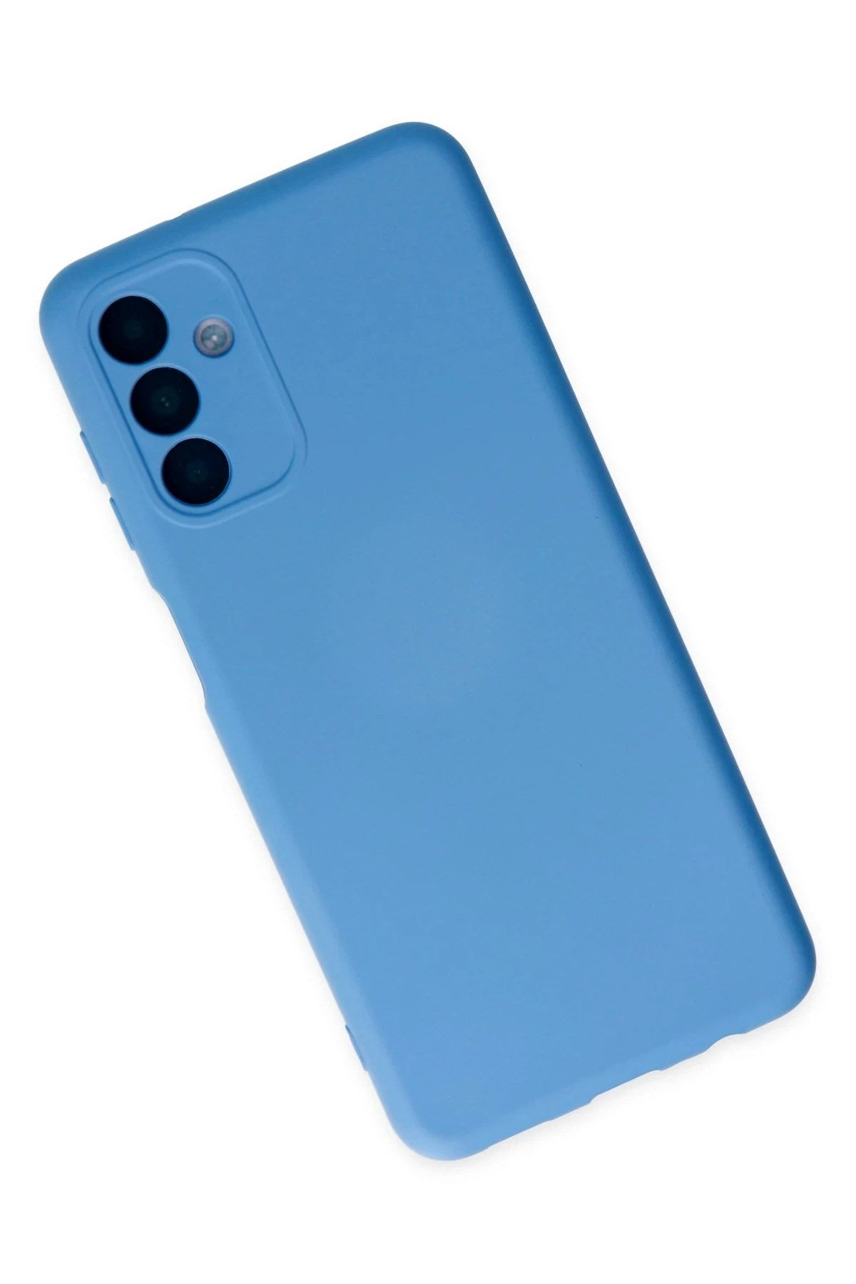 Mey İthalat® Samsung Galaxy A04S Kılıf Nano içi Kadife Silikon - Mavi