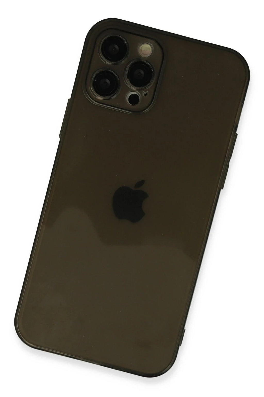 Mey İthalat® iPhone 12 Pro Kılıf Fly Lens Silikon - Siyah