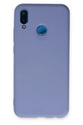 Mey İthalat® Huawei P20 Lite Kılıf Nano içi Kadife Silikon - Lila