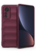 Mey İthalat® Mi 12 Lite Kılıf Optimum Silikon - Bordo