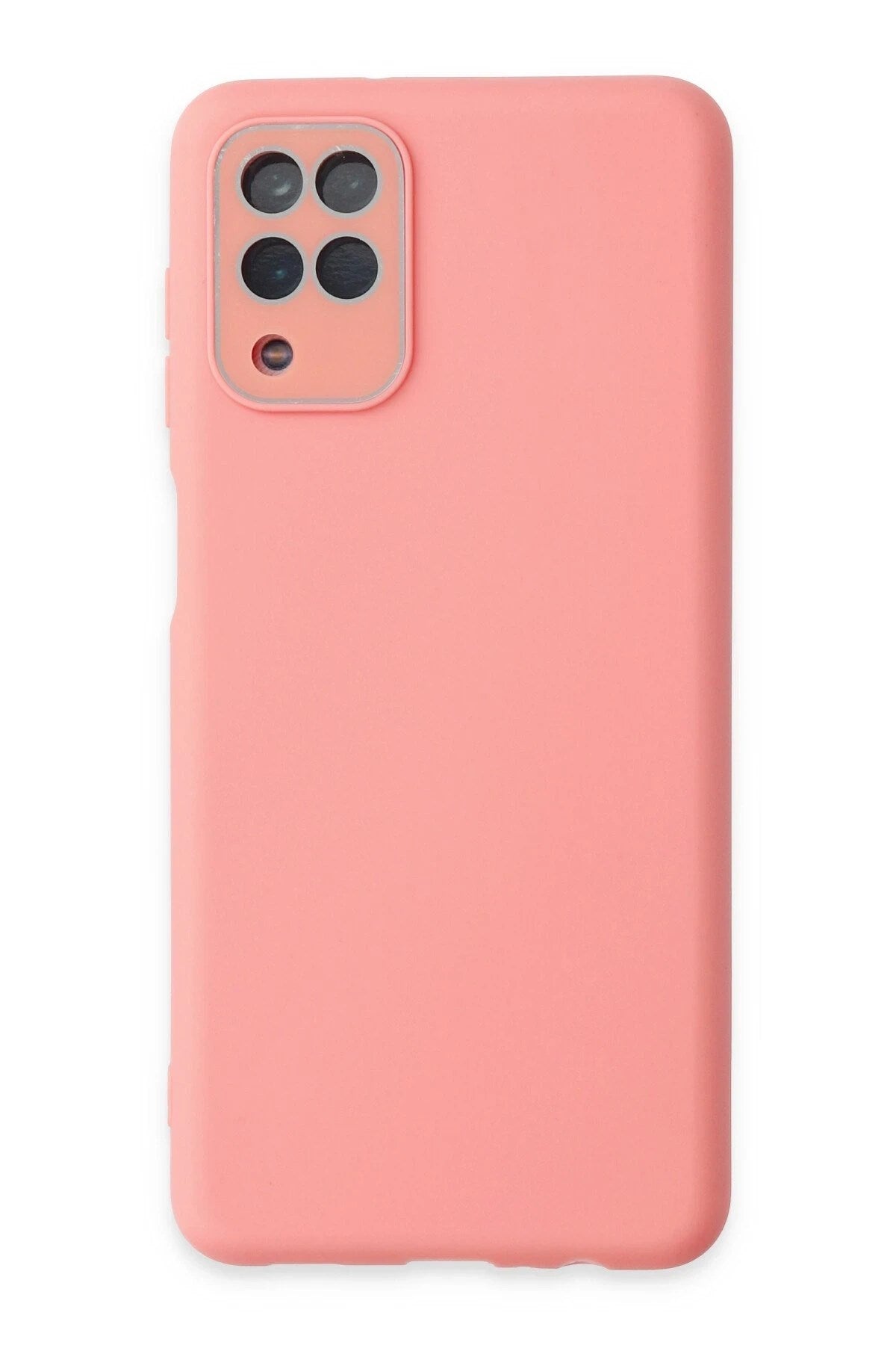 Mey İthalat® Samsung Galaxy A22 Kılıf Lansman Glass Kapak - Pembe