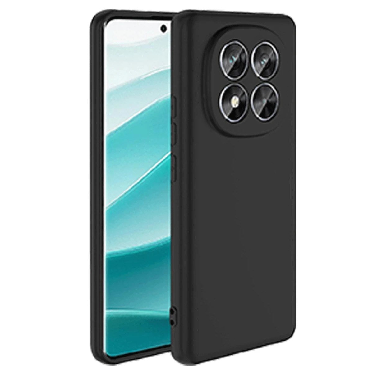 Mey İthalat® Redmi Note 14 Pro 4G Kılıf First Silikon - Siyah