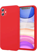 Mey İthalat® iPhone 11 Kılıf First Silikon - Kırmızı