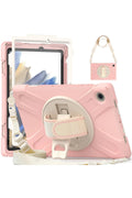 Mey İthalat® Samsung Galaxy X200 Tab A8 10.5 Kılıf Amazing Tablet Kapak - Pembe