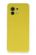 Mey İthalat® Mi 11 Kılıf Nano içi Kadife Silikon - Sarı