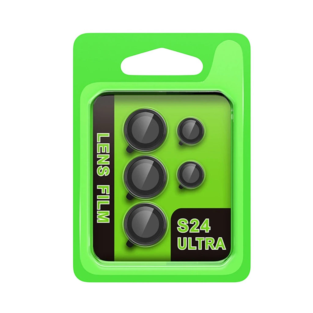 Mey İthalat® Samsung Galaxy S24 Ultra Raze Metal Kamera Lens - Siyah