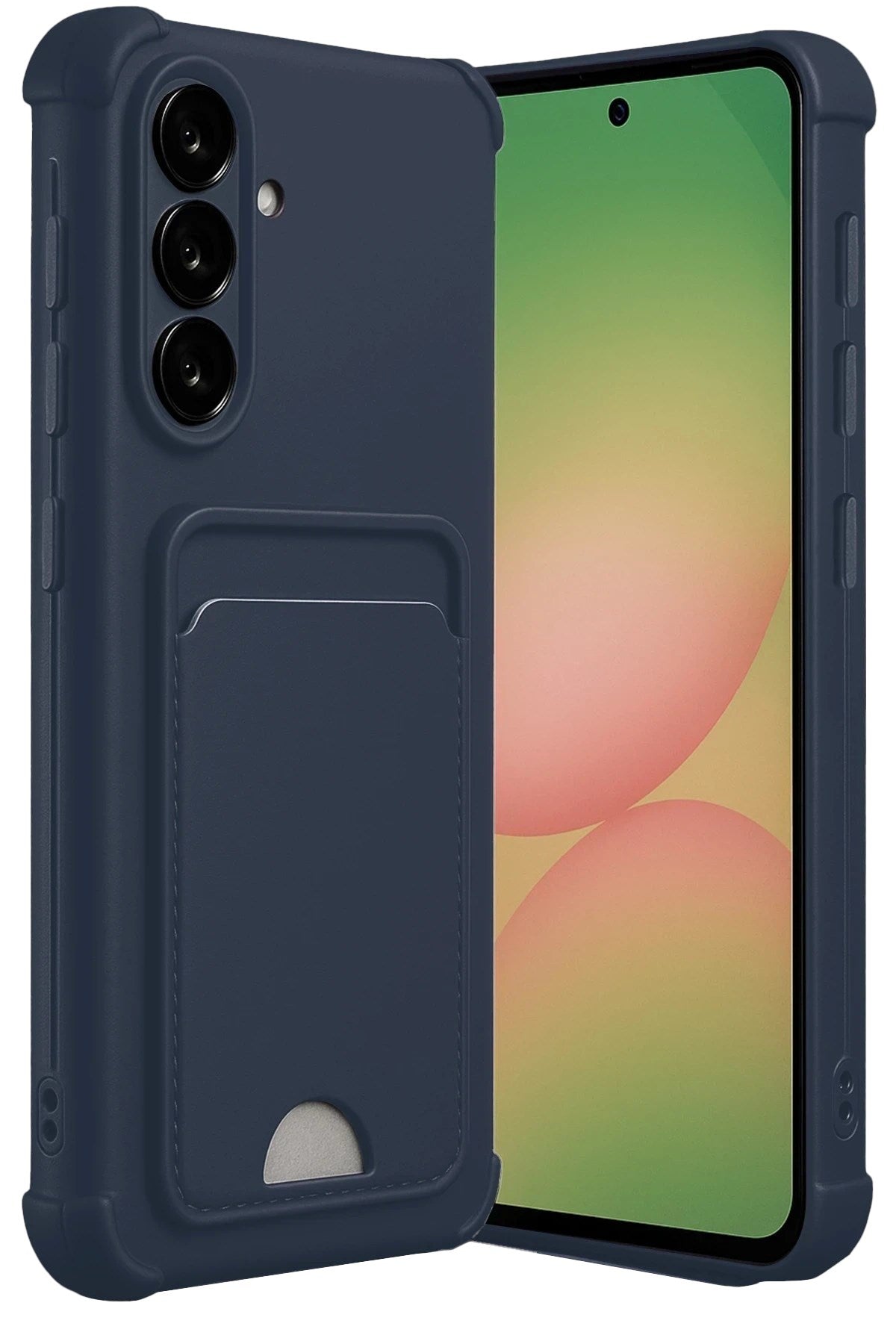 Mey İthalat® Samsung Galaxy A17 5G Kelvin Kartvizitli Silikon - Lacivert