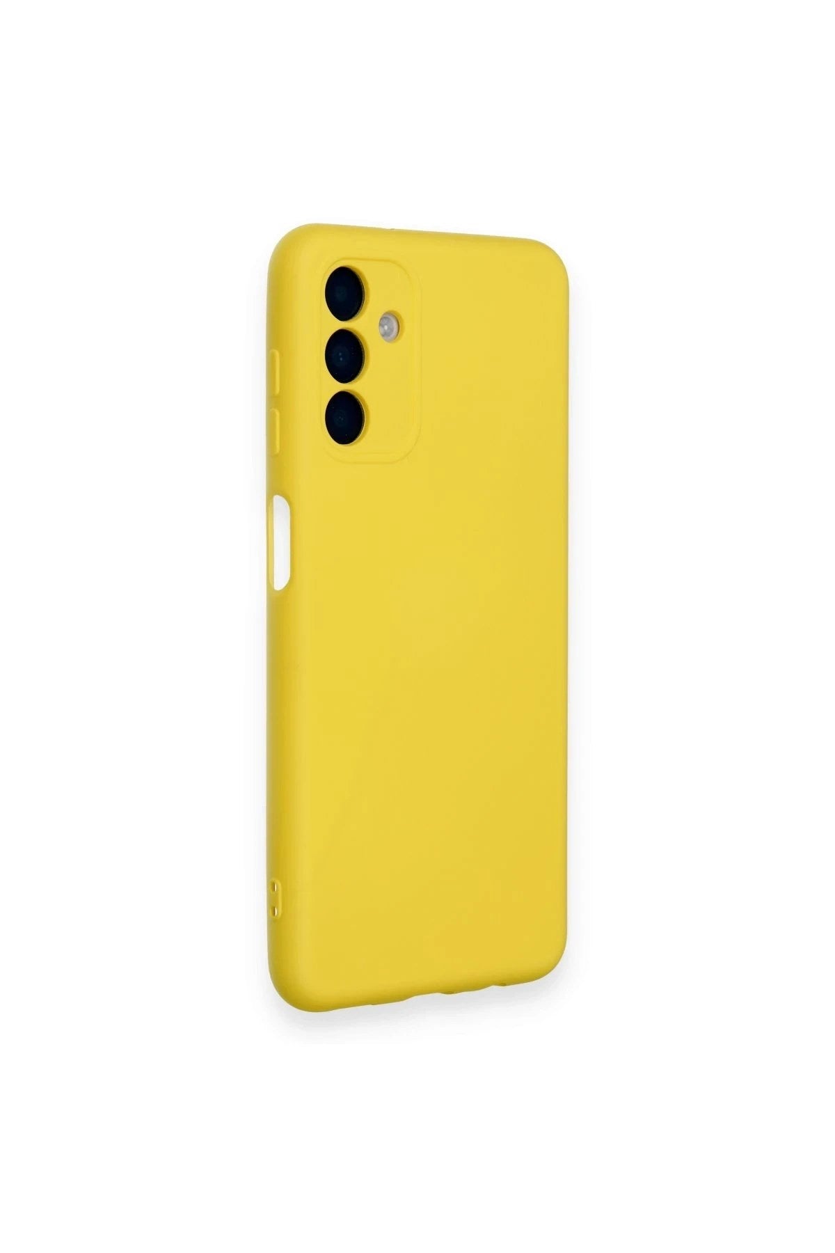Mey İthalat® Samsung Galaxy A14 4G Kılıf Nano içi Kadife Silikon - Sarı