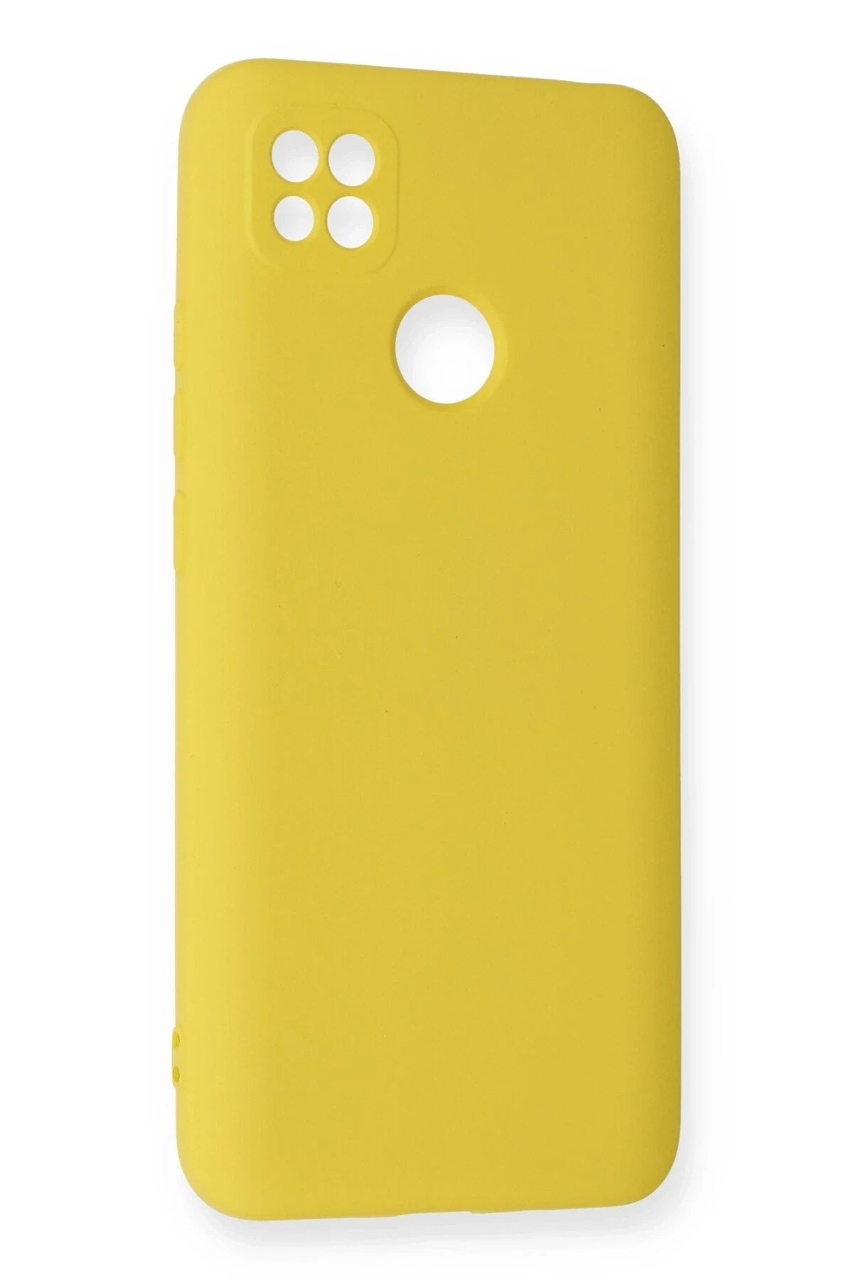 Mey İthalat® Redmi 9C Kılıf Nano içi Kadife Silikon - Sarı