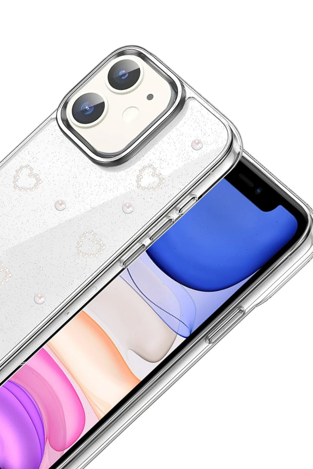 Mey İthalat® iPhone 12 Fiyonk Desenli Kapak - Desen 10
