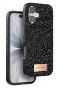 Mey İthalat® iPhone 17 Bright Simli Kapak - Siyah