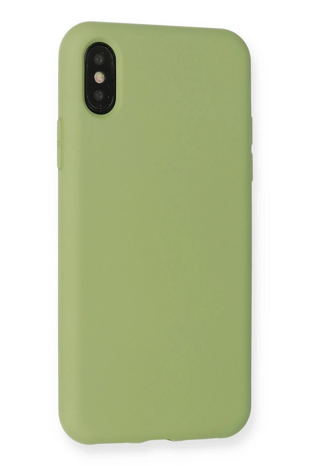 Mey İthalat® iPhone XS Max Kılıf Nano içi Kadife Silikon - Yeşil