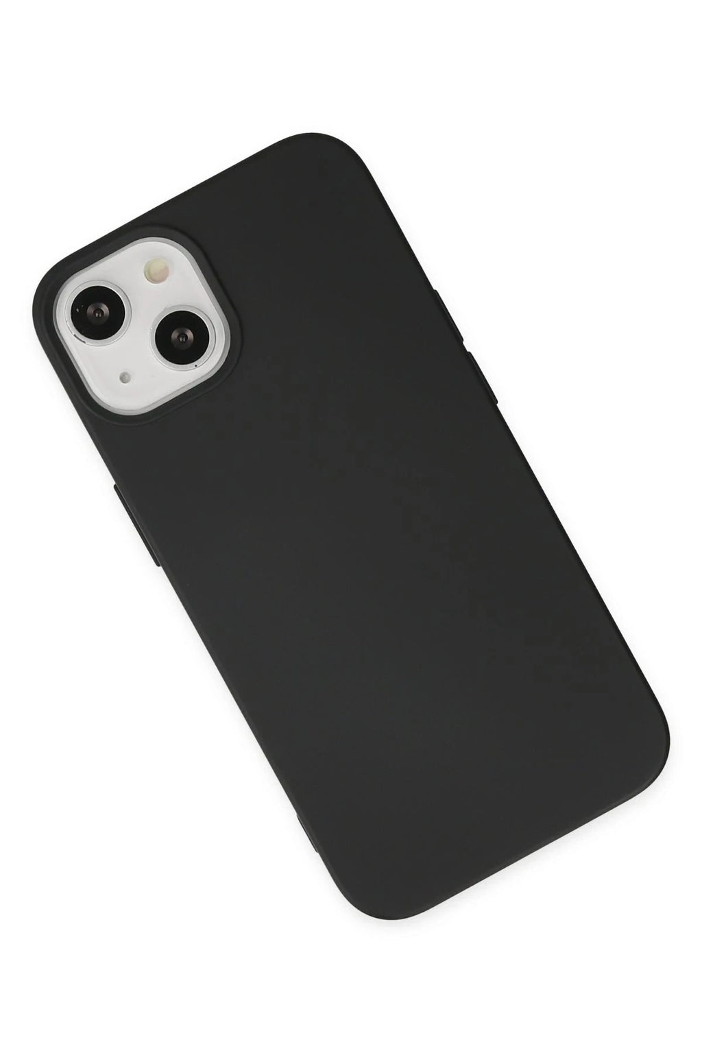 Mey İthalat® iPhone 14 Plus Kılıf Nano içi Kadife Silikon - Siyah