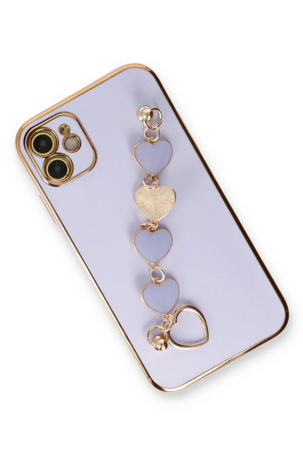 Mey İthalat® iPhone 12 Kılıf Esila Silikon - Lila