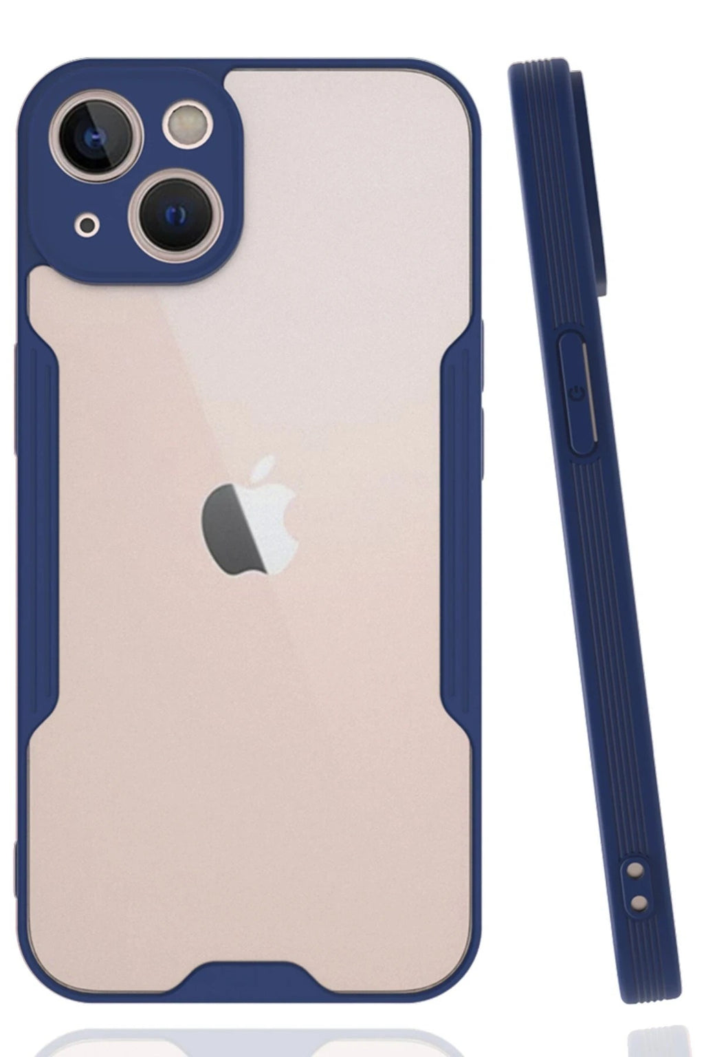 Mey İthalat® iPhone 14 Plus Kılıf Platin Silikon - Lacivert