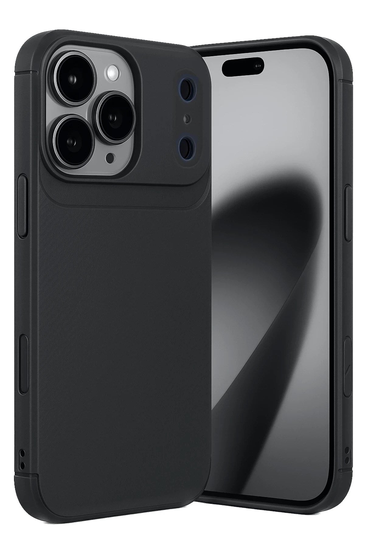 Mey İthalat® iPhone 17 Pro Max Auto Focus Karbon Kapak - Siyah