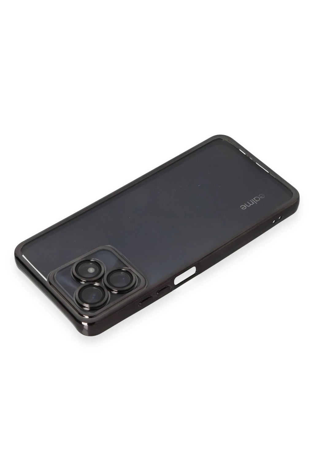 Mey İthalat® Realme C53 Kılıf Lensli Silikon - Siyah