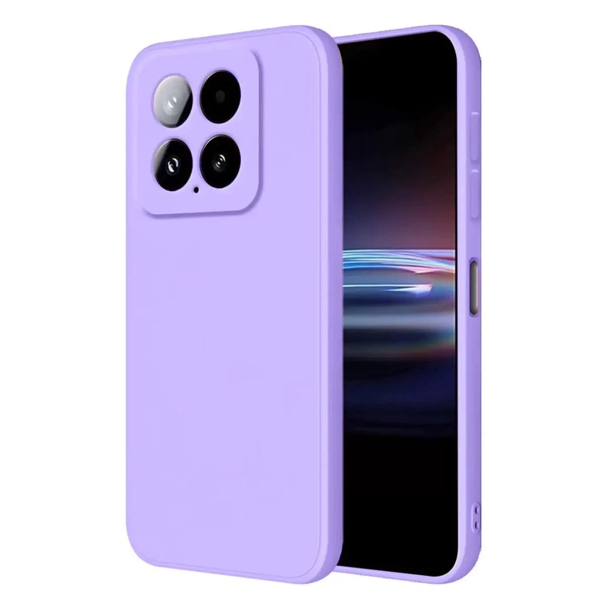 Mey İthalat® Mi 14T Pro Kılıf Nano içi Kadife Silikon - Lila